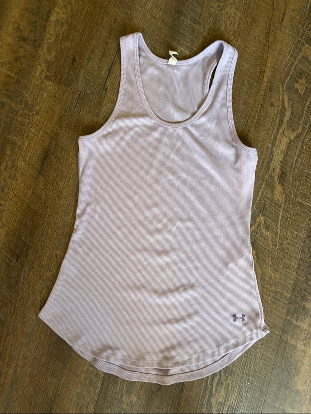 Under Armour Women's Light Lavender Ribbed Tank Top